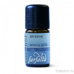 Мирра 80% дикорос эфирное масло, 5 мл Farfalla